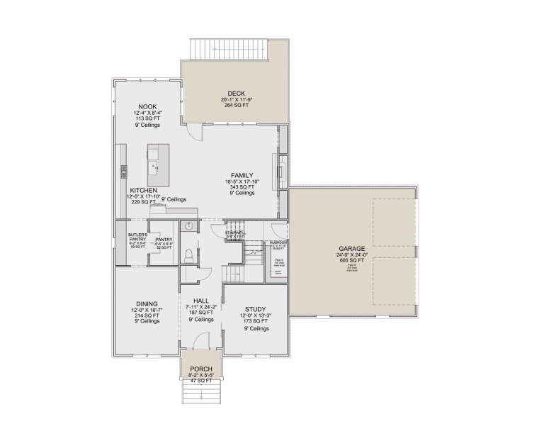 House Plan House Plan #35430 Drawing 1