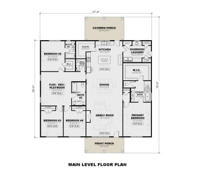 Main Floor  for House Plan #7568-00059
