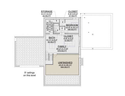 Basement  for House Plan #7112-00064