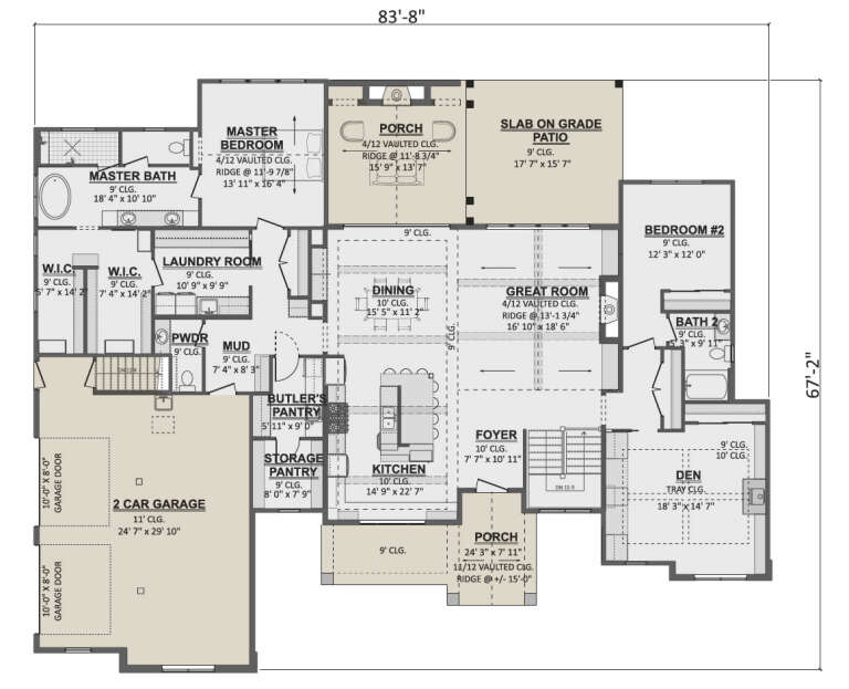 House Plan House Plan #35441 Drawing 1