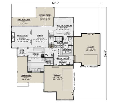 Main Floor  for House Plan #1958-00067