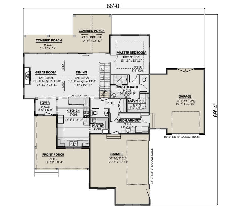 House Plan House Plan #35442 Drawing 1