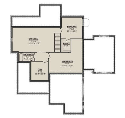 Basement  for House Plan #1958-00067