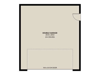 Garage Floor for House Plan #2699-00059