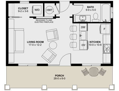 Main Floor  for House Plan #2699-00061