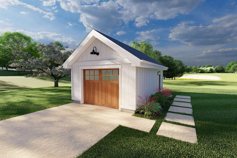 House Plan House Plan #35446 Angled Front Elevation