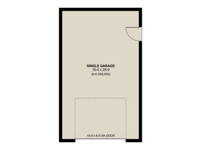 Garage Floor for House Plan #2699-00062