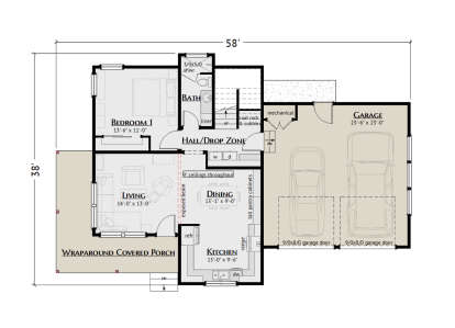Main Floor  for House Plan #5460-00014