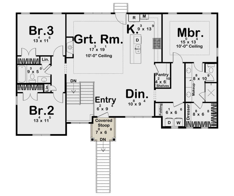 House Plan House Plan #35449 Drawing 1