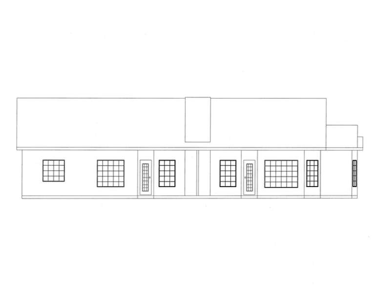 Florida House Plan #286-00038 Elevation Photo