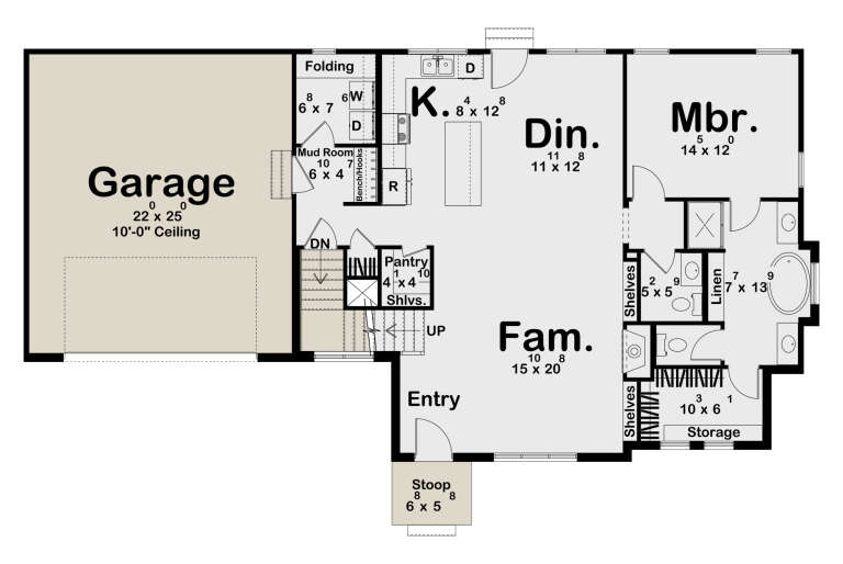 House Plan House Plan #35451 Drawing 1