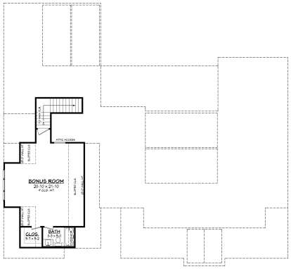 Bonus Room for House Plan #041-00430