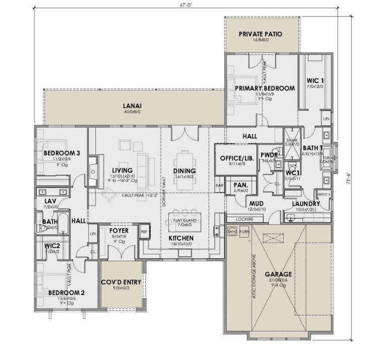 House Plan House Plan #35456 Drawing 1
