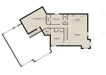 Basement  for House Plan #2802-00542