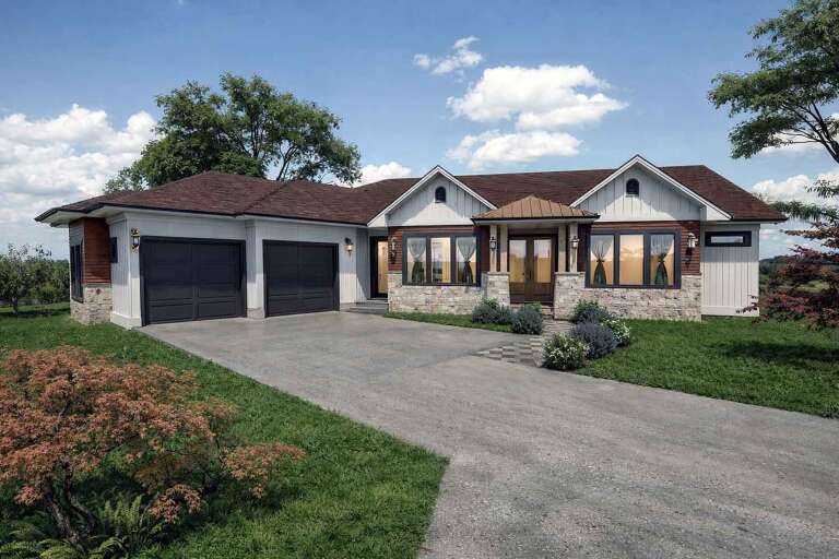 House Plan House Plan #35458 Front Elevation