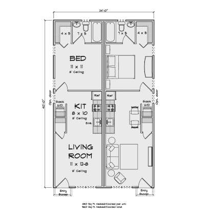 Main Floor  for House Plan #4848-00592