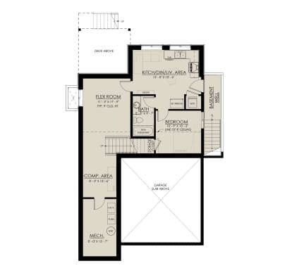 Basement  for House Plan #8937-00122