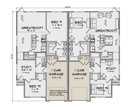 Main Floor  for House Plan #4848-00595