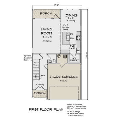 Main Floor  for House Plan #4848-00596