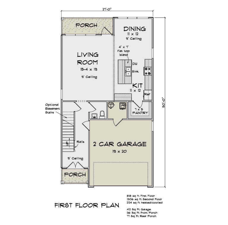 House Plan House Plan #35467 Drawing 1