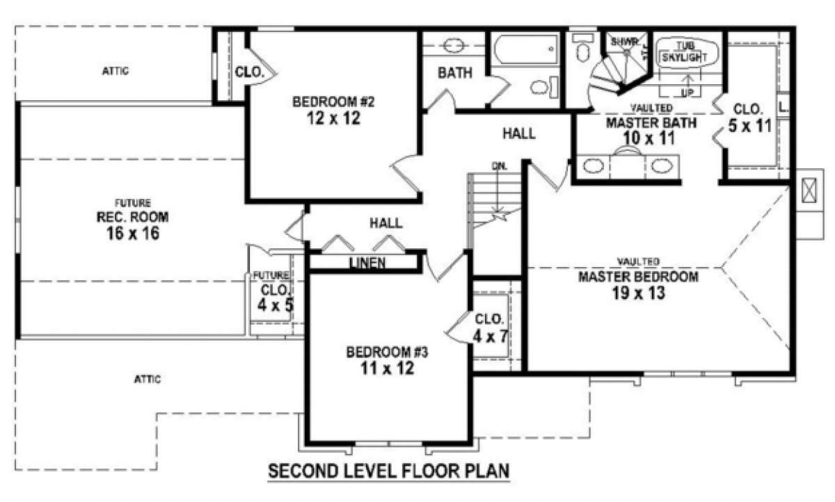 Floorplan 2 for House Plan #053-00468