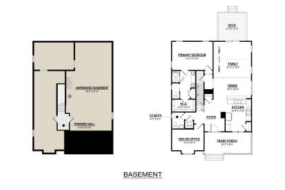 Basement  for House Plan #6261-00081