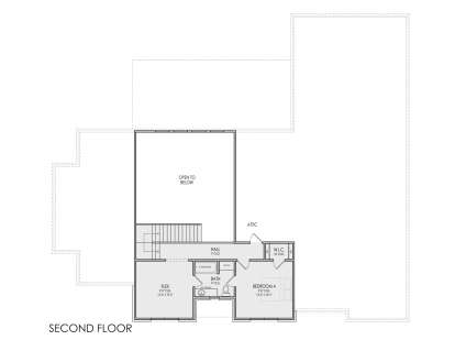 Second Floor for House Plan #5105-00014