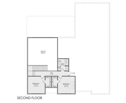 Second Floor for House Plan #5105-00015