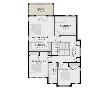 Second Floor for House Plan #5984-00059