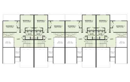 Second Floor for House Plan #110-01161