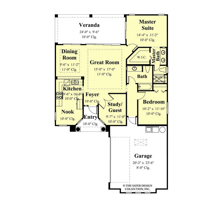 House Plan House Plan #35479 Drawing 1