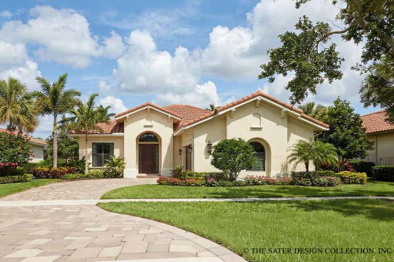 House Plan House Plan #35481 Angled Front Elevation