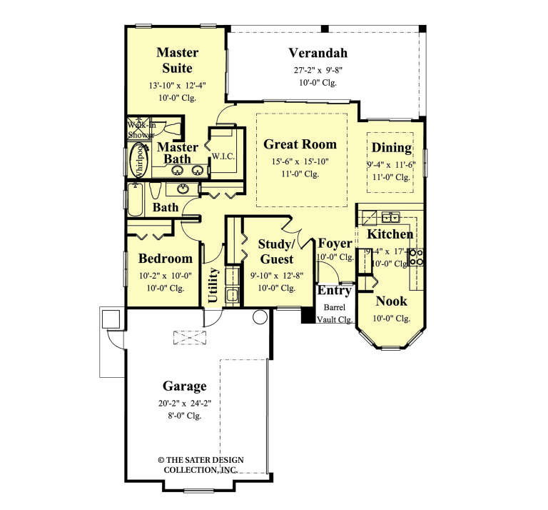 House Plan House Plan #35482 Drawing 1