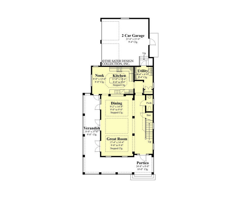 House Plan House Plan #35483 Drawing 1