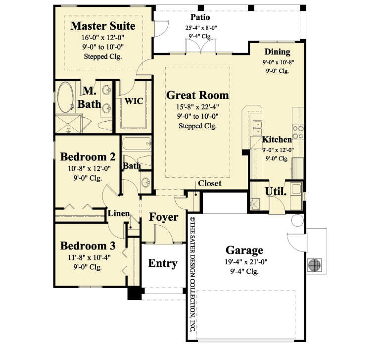 House Plan House Plan #35484 Drawing 1