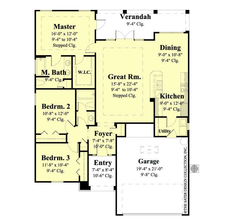 House Plan House Plan #35486 Drawing 1