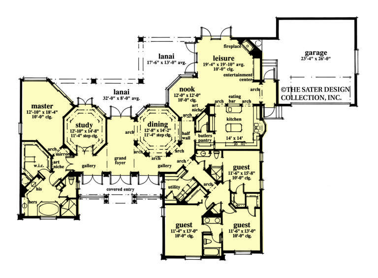 House Plan House Plan #35487 Drawing 1