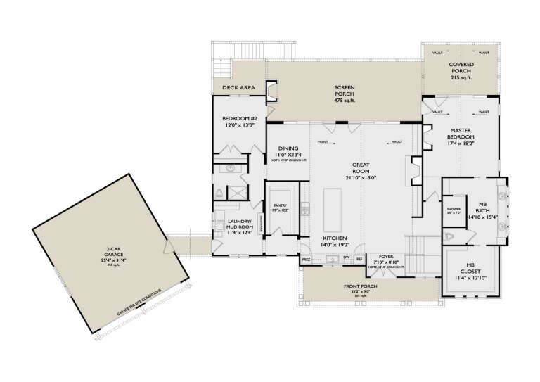 House Plan House Plan #35492 Drawing 1