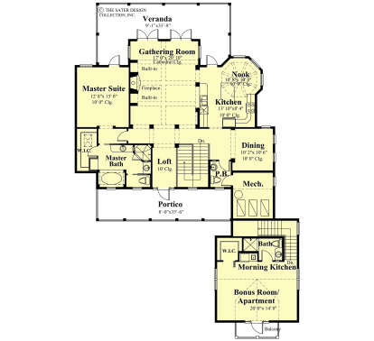 Main Floor for House Plan #8436-00144