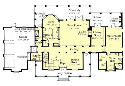 Main Floor  for House Plan #8436-00145