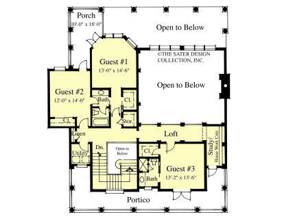 Second Floor for House Plan #8436-00145
