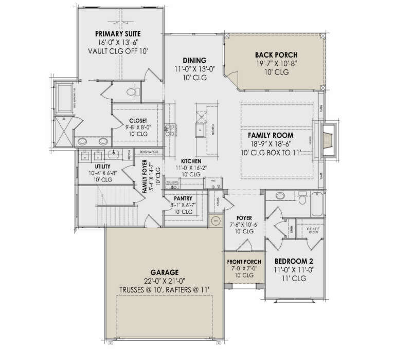 House Plan House Plan #35495 Drawing 1