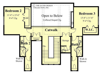 Second Floor for House Plan #8436-00146