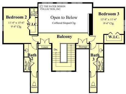 Second Floor for House Plan #8436-00147