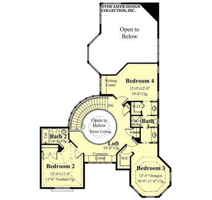 Second Floor for House Plan #8436-00148