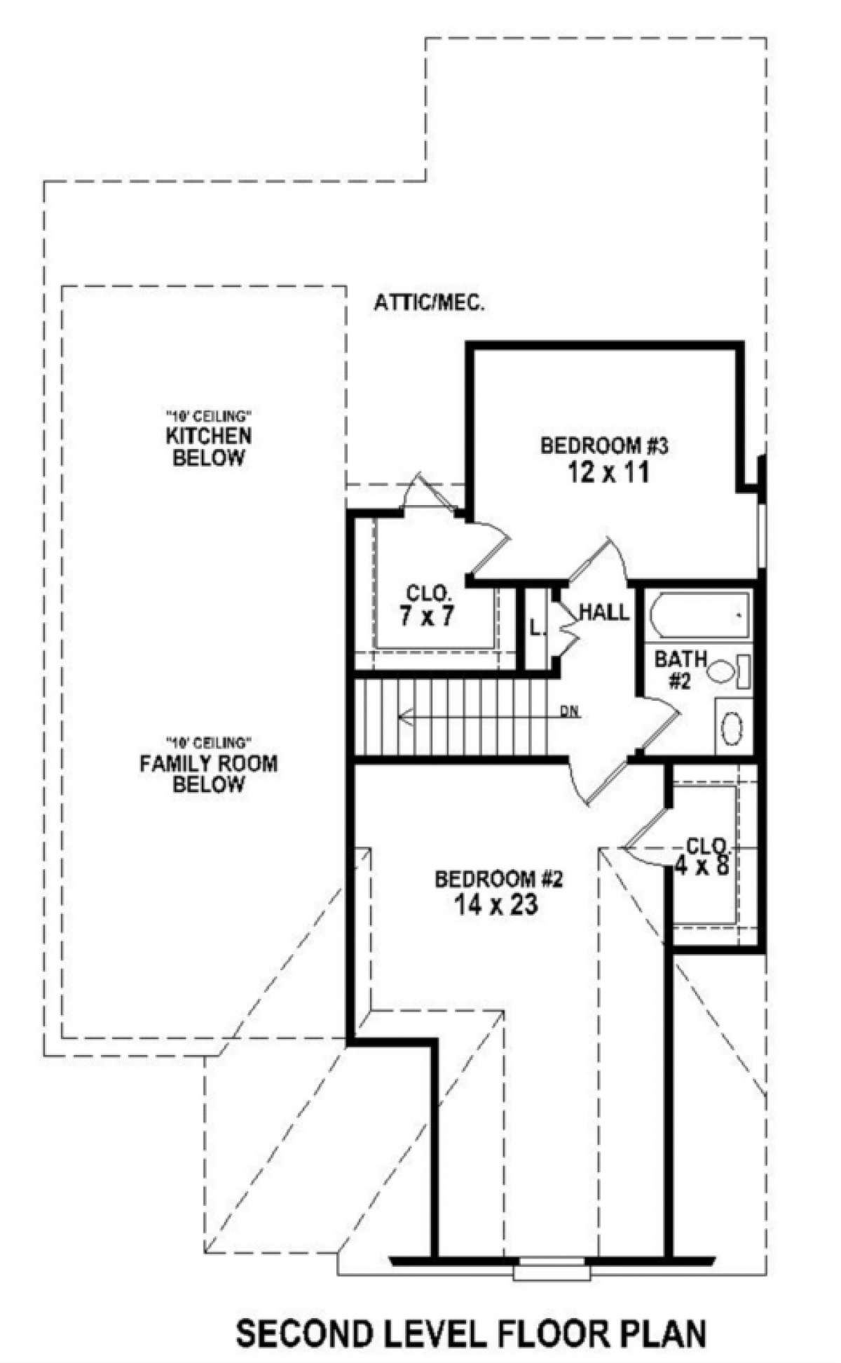 Floorplan 2 for House Plan #053-00471