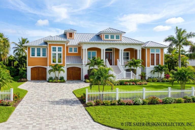 House Plan House Plan #35500 Angled Front Elevation