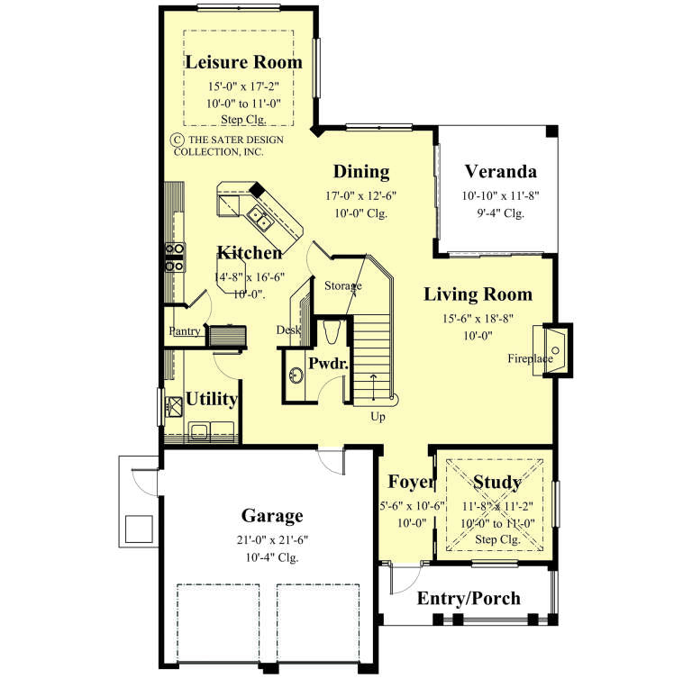 House Plan House Plan #35501 Drawing 1