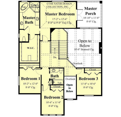 Second Floor for House Plan #8436-00150