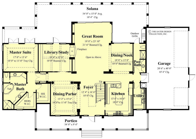 House Plan House Plan #35502 Drawing 1